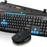 New Wireless Gaming keyboard and Mouse Combo Black Image 2