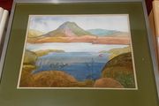 Original Una Gillespie "Maams Cross" Watercolour