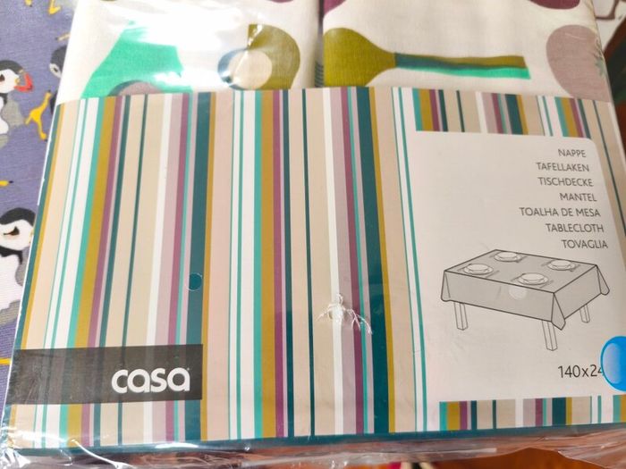 large 100percent Cotton tablecloth by CASA