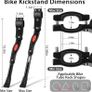 NEW SALE | Premium Bike Kickstand, Aluminium Alloy Adjustable Height Rear Side Bicycle Kick Stand, Suitable for Mountain Bike and Road Bike of 24Inch-28 Inch, Come With Allen Wrench 2PCS Image 4