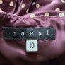 Coast halterneck dress - size 10 - polka dots Image 7