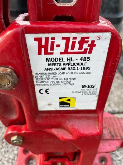 Off road Jack Hi-Lift 2.2 tonne