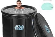 Ice Bath Tub for Athletes - Cold Plunge Tub Portable Ice Bath, Cold Plunge Tub with Cover for Recovery &amp; Cold Water Therapy 105 Gallons