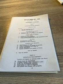 Sale of Goods Act 1894