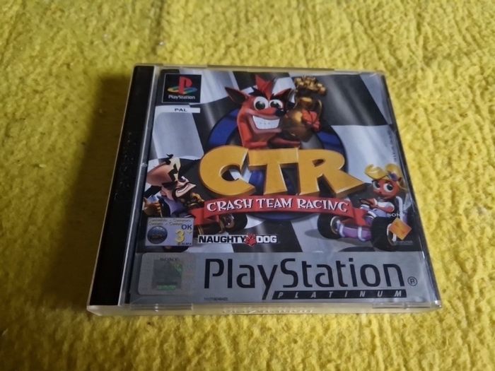 CTR Crash Team Racing PlayStation1 ps1 PlayStation2 ps2 games Original