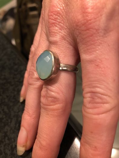 silver ladies ring