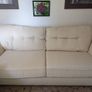 3 seater cream sofa for sale Image 2