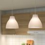 2x Ikea pendant light 27 cm white Image 2