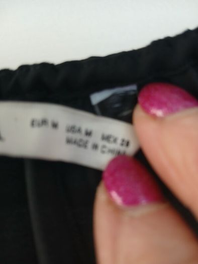 Zara black top med