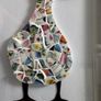 Handmade Framed Duck Pique Assiette Mosaic Image 3