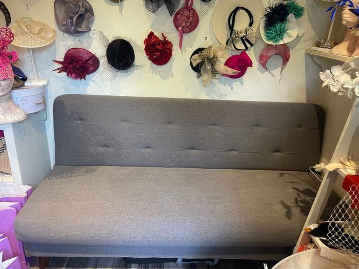 Grey sofa bed