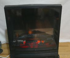 Dimplex Club 2kW Electric Stove Heater Black Log Burner Effect Optiflame CLB20