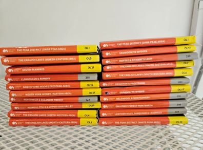 Selection of UK OS Maps