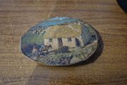 Vintage Old Irish Art on Wood