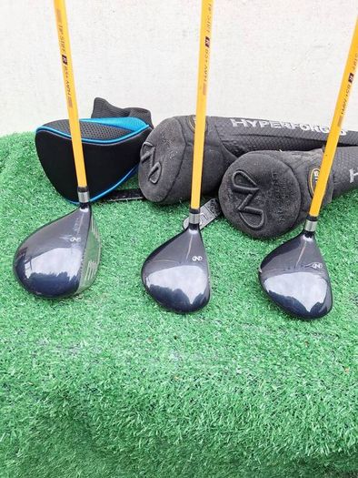Golf clubs,  full set and bag.