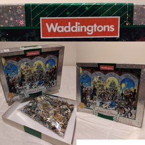 Waddingtons Limited Edition super deluxe Collectible 1000 pc Double Sided Jigsaw Puzzle