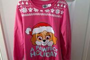 Girls Paw patrol Skye Christmas jumper age 6-8