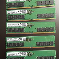Samsung DDR5 UDIMM 16GB 4800B 5 pieces