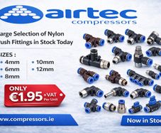 Compressor- Pneumatic Nylon Push Fittings