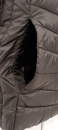Fitted Black Puffa Jacket