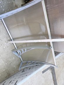 Door awning canopy.