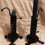 two nice metal candle holders Image 2