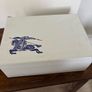 Burberry Navy Leather Baby Zip Heels Size 8 Image 9
