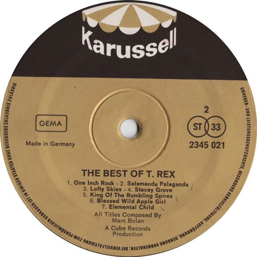 T. Rex  The Best Of T. Rex