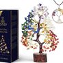 Chakra Tree - Gemstone Tree of Life Decor - Crystal Tree Ornaments - Home Decor - Ornaments for Living Room - Crystals and Gemstones Healing Gifts (MULTIPLE COLOURS/STYLES) Image 7