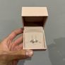 0.50ct Natural Diamond Ring 14k White Gold Ring Image 5