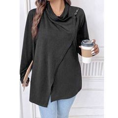 Classy Wrap Style Jacket with a Silver Clasp size 20