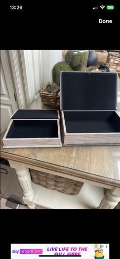 2 Book Storage boxes