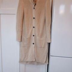 Marc O' Polo Cream 100% Cotton Long Cardigan/Coat