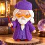 Albus Dumbledore Inspired Crochet-Style Figure Harry Potter Decoration Image 2