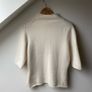 Pringle of Scotland Short Sleeve Mock Neck Pure Cashmere Knit Perfect Image 4
