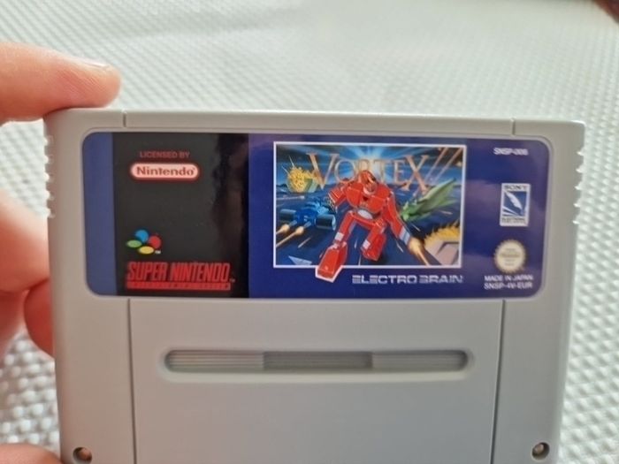 Vortex Snes Super Nintendo Arcade Retro Games Original