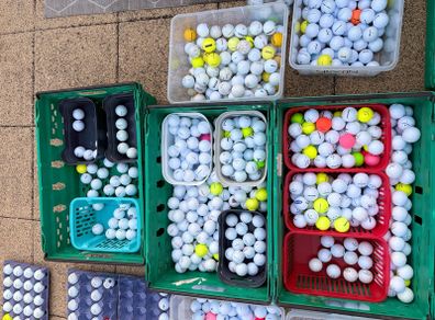 golf balls