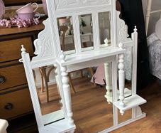 shabby chic over the mantle mirror