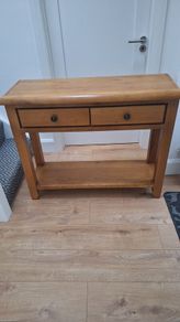 Oak Console Table