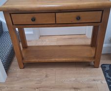 Oak Console Table