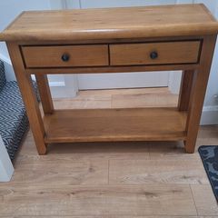 Oak Console Table
