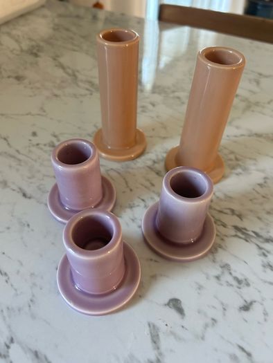 HAY candlesticks X5