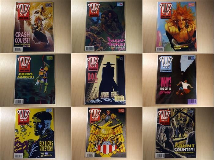 2000 AD progs 650 to 670