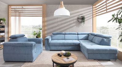 Umbria 2 Corner Sofa Bed @ J & D Furniture