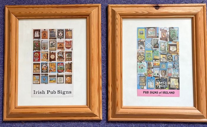 Pub Signs of Ireland - matching pair