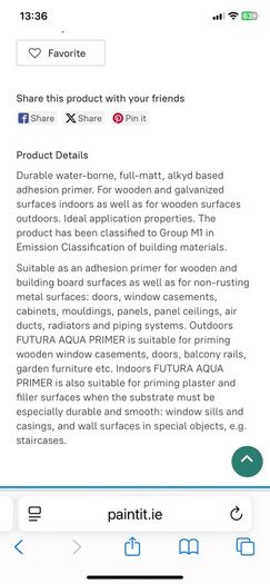 Teknos future Aqua primer