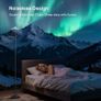 Uplighter Floor Lamp with Aurora Projector, Dimmable LED Floor Standing Reading Lamps Remote & Touch Control, Black Corner Ambient Lamp, Mood Lighting Night Light for Living Room, Kids Bedroom Image 6