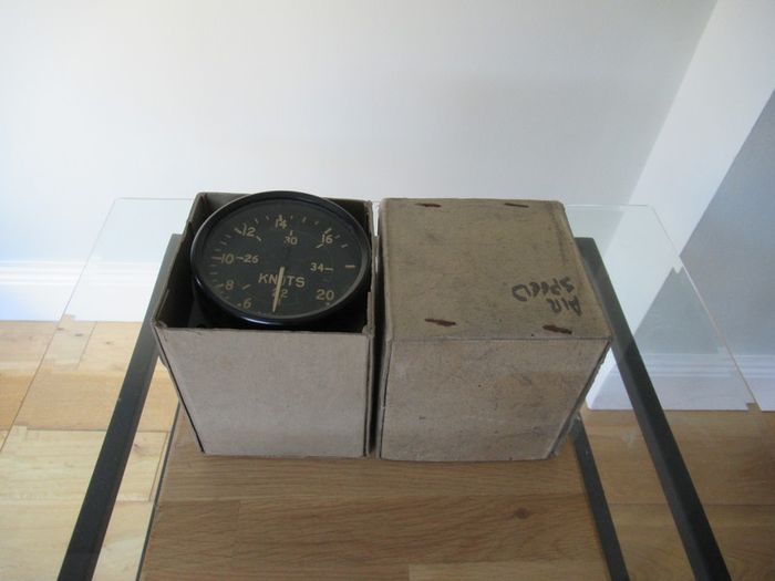 1944 WW2 Lancaster Bomber Airspeed Indicator Ref 6A/1294 340 Knots Gauge RAF Vintage Active
