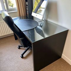 DESK with glass top