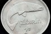[#282] - Ireland 1964 | Irish 2s | Irish Florin | Salmon | UNC